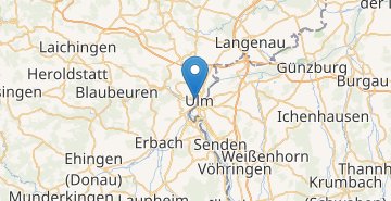 Mapa Ulm