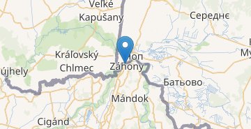 Map Zahony