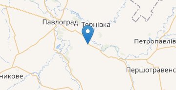 Mapa Boguslav (Dnipropetrovska obl.)