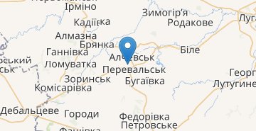 Map Alchevsk