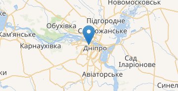 Map Dnipro