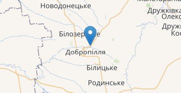 Мапа Ганнівка (Добропольський р-н)