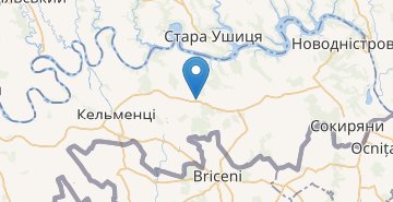 Map Ivanivtsi (Chernivetska obl.)