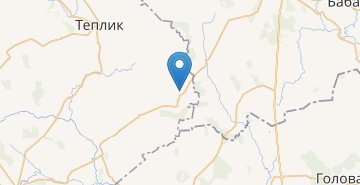 Mapa Ternivka (Bershadskiy r-n)
