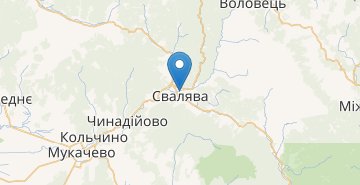 지도 Svaliava