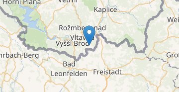Map Horní Dvořiště