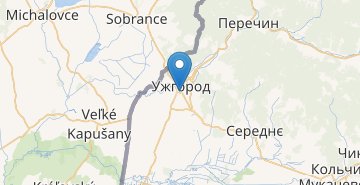 Mapa Uzhgorod