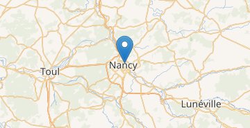 Mapa Nancy