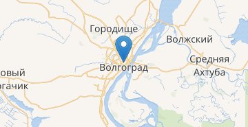Mapa Volgograd