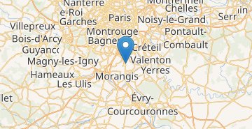 Mapa Paris Airport Orly