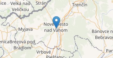 Map Nové Mesto nad Váhom