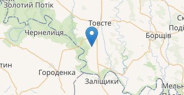 Карта Торское (Залещицкий р-н)