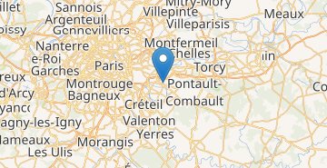 Map Champigny-sur-Marne