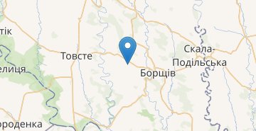 Карта Глубочок (Борщёвский р-н)