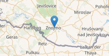 地图 Znojmo