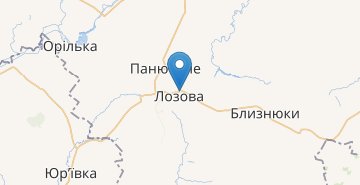 Žemėlapis Lozova