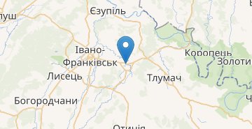 Térkép Tysmenytsia
