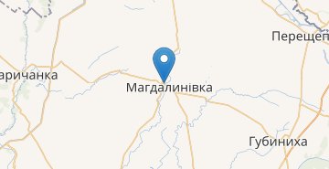 Mapa Magdalynivka (Dnipropetrovska obl.)