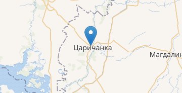 Kaart Tsarychanka
