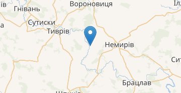 Χάρτης Strilchyntsi (Vinnytska obl.)