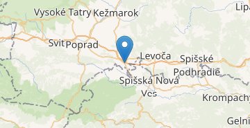 地图 Spišský Štvrtok
