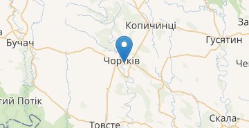Mapa Chortkiv