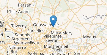 რუკა Paris airport Charles de Gaulle