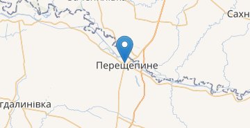 Mapa Pereschepyne