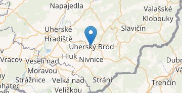 Map Uherský Brod