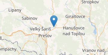 地图 Kapušany