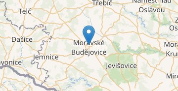 지도 Moravské Budějovice