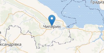 Map Chyhyryn