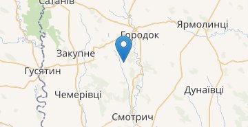 Kaart Zavadyntsi (Khmelnytska obl.)