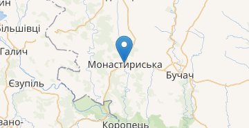 Mapa Monastyryska