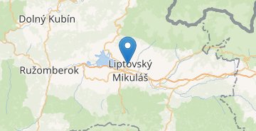 地图 Liptovský Mikuláš