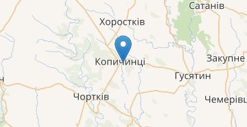 Mapa Kopychyntsi