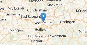 Mapa Neckarsulm