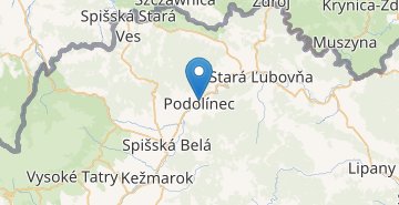 地图 Podolínec