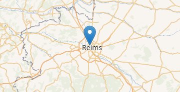 Mapa Reims