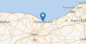 Kartta Ouistreham