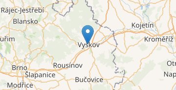 Map Vyskov