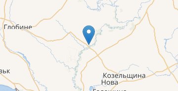 Žemėlapis Manzheliya (Globinskiy r-n)