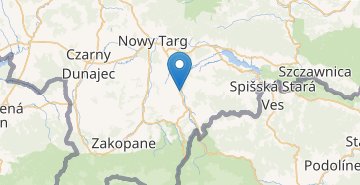 Mapa Bialka Tatrzanska