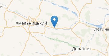 Карта Червоная Зирка (Хмельницкая обл.)