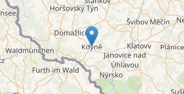 地图 Kdyně district Domažlice