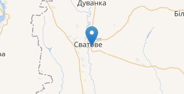 Карта Svatove