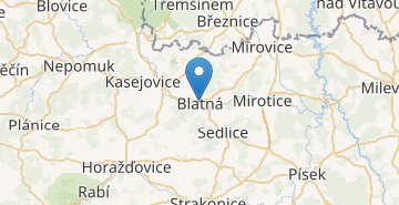 地图 Blatna