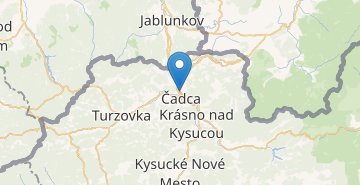 地图 Čadca