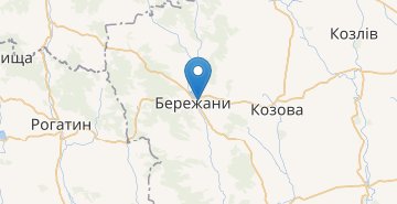 Mapa Berezhany