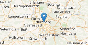 Mapa Nurnberg